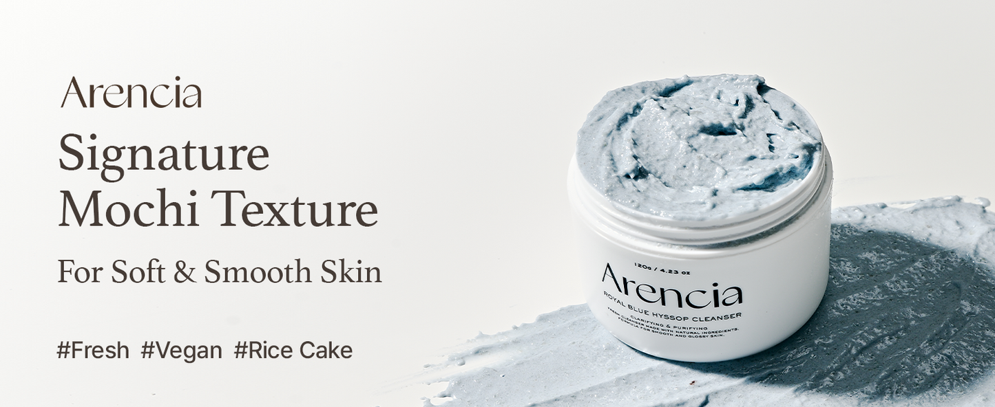 ARENCIA - Fresh Green Rice & Royal Blue Rice Mochi Cleanser - 120g Set