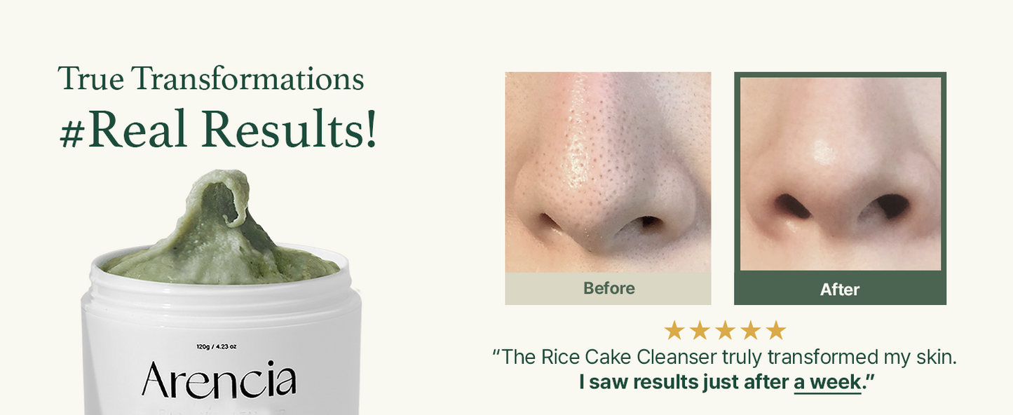 ARENCIA - Fresh Green Rice & Royal Blue Rice Mochi Cleanser - 120g Set
